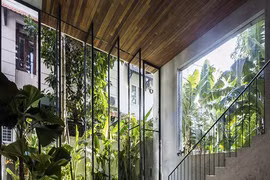 Ngôi nhà sử dụng bê tông làm màu chủ đạo