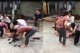 Xác định 5 người đánh ghen, lột đồ cô gái trẻ giữa đường