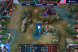 Video : Ván đấu giữa Team Flash và Saigon Phantom