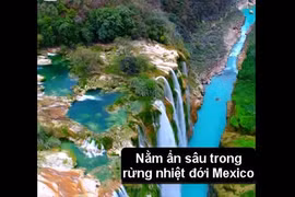 Video: Trốn đời tại "ốc đảo thần tiên" đẹp quên sầu ở Mexico