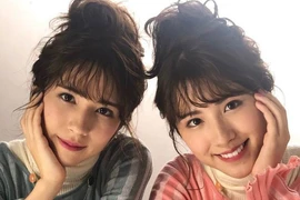 Chị em sinh đôi mang 2 dòng máu Nhật Bản - Iran