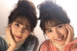 Chị em sinh đôi mang 2 dòng máu Nhật Bản - Iran