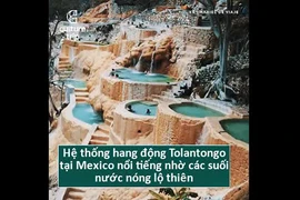 Video: Lạc giữa suối nước nóng lộ thiên cheo leo bên vách núi