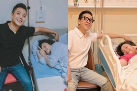 Bà xã JustaTee đã khoe nhan sắc xinh đẹp thần thái sau sinh 