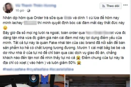 Xôn xao gái xinh bị lừa hàng fake khi đặt trà sữa online