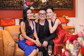 Linh Nga tình tứ bên bạn trai đại gia trong buổi tiệc sinh nhật