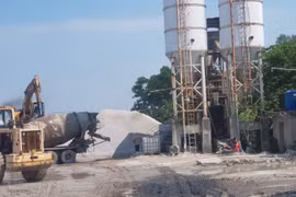 Bê tông Hà Hải xả thải, cặn bã ra môi trường: Kết quả quan trắc… thấy gì?