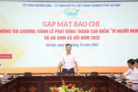 Hà Nội phát động tháng cao điểm “Vì người nghèo” năm 2022