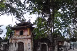 Tu bổ nghi môn di tích quốc gia đền An Liệt sau khi báo chí phản ánh 