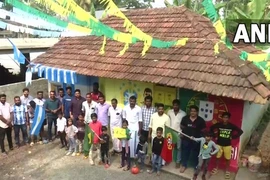 Ngôi nhà đặc biệt ở Ấn Độ để17 người tụ tập xem World Cup