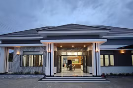 Mẫu nhà cấp bốn mái Nhật: Không gian sống nhìn là mê