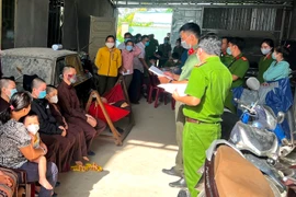 Công an Long An thông tin việc lấy mẫu ADN “Tịnh thất Bồng Lai”