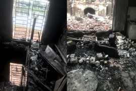 Ngủ lại trông nhà giúp, 2 người chết trong vụ cháy ở Hưng Yên