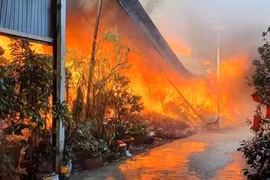 Hải Dương: Cháy lớn tại Công ty Hồng Ngọc và Liên Hưng Phát