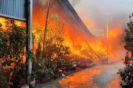 Hải Dương: Cháy lớn tại Công ty Hồng Ngọc và Liên Hưng Phát