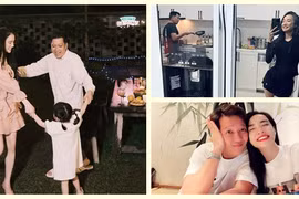 Đời thường hạnh phúc của Nhã Phương bên chồng con 