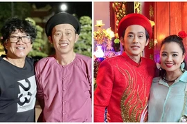 Hoài Linh tươi rói khi tổ chức lễ giỗ Tổ nghề sân khấu