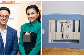 Thiệp cưới độc lạ của siêu mẫu Thanh Hằng - nhạc trưởng Trần Nhật Minh