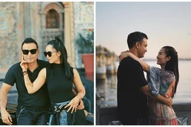 Võ Hạ Trâm tình tứ bên chồng Ấn Độ