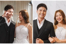 Khả Ngân - Thanh Sơn tình tứ, mặc đồ như cô dâu chú rể