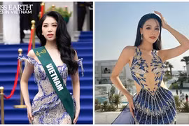 Đọ sắc Lan Anh - Ngọc Hằng đang thi hoa hậu quốc tế