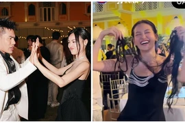 Khoảnh khắc hài hước của Lan Ngọc - Thùy Anh trong đám cưới Phương Lan