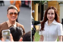 Đàm Vĩnh Hưng, Vy Oanh đến dự phiên xét xử bà Phương Hằng