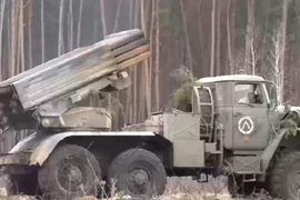 Video: Nga tác chiến với cặp "song sát" pháo Grad và Msta-S ở Ukraine