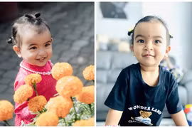 Con gái lai Ấn Độ của Võ Hạ Trâm ngày càng đáng yêu