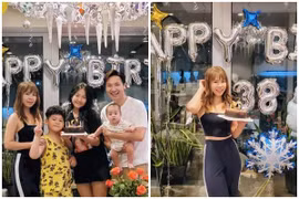 Vợ Mạnh Trường: Gái 3 con vẫn trẻ đẹp như thiếu nữ