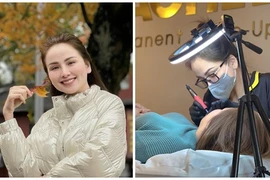 Hoa hậu Diễm Hương khoe cuộc sống bình yên ở Canada