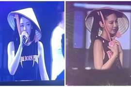 BlackPink nhảy “See tình”, đội nón lá, nói tiếng Việt ở concert