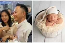 Vợ rapper Tiến Đạt khoe con gái thứ hai mới sinh