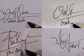 Nhìn chữ ký đoán ngay vận mệnh sang hèn của một người