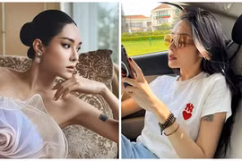 Á hậu Hồng Hạnh xăm hình thế nào mà phải giấu nhẹm? 