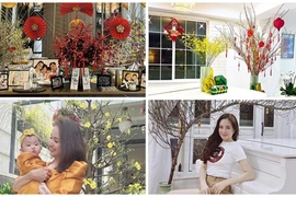 Sao Việt trang trí biệt thự đón Tết Nguyên đán 2023