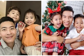 Các con đáng yêu của anh em hoàng tử xiếc Quốc Cơ - Quốc Nghiệp