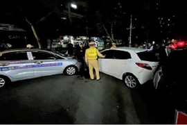 Hà Nội: 5 ô tô đâm liên hoàn trong khu đô thị 