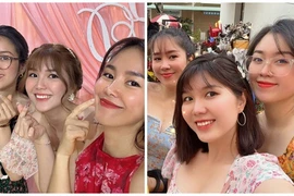 Nhan sắc xinh đẹp của hai em gái Lê Phương