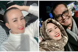 Diễn viên Hoàng Yến rạng rỡ bên đồng nghiệp hậu xuống tóc