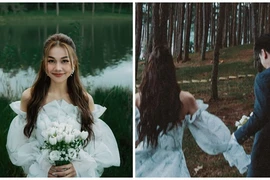 Hậu đám cưới, Thanh Hằng tung ảnh cô dâu xinh ngất ngây
