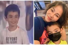 Loạt ảnh hiếm hoi rõ mặt của con trai Thu Minh