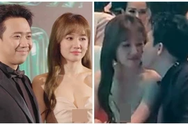 Hari Won khoe vòng một gợi cảm, tình tứ bên Trấn Thành