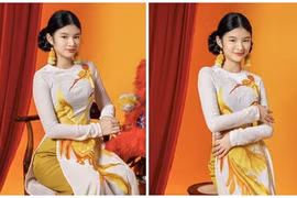 Trương Ngọc Ánh khoe con gái mặc áo dài, gọi là mỹ nhân