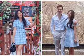 Con gái Mạnh Trường xinh đẹp, cao vượt trội ở tuổi 14