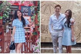 Con gái Mạnh Trường xinh đẹp, cao vượt trội ở tuổi 14