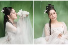 Nhật Kim Anh hóa chị Hằng xinh đẹp đón Trung thu sớm