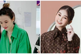 Đọ sắc hai cô giáo hot nhất Vbiz Midu - Ngân Anh