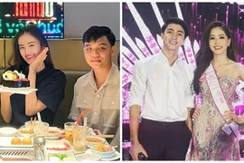 Ý Nhi và dàn hậu được bạn trai ủng hộ thi nhan sắc 