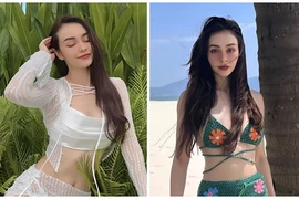 Vẻ gợi cảm của “bông hồng lai” MLee 